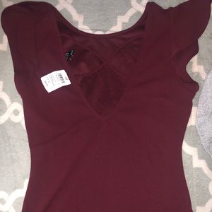 Burgundy Top